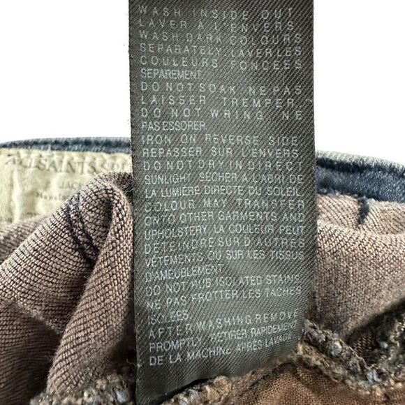 Allsaints Womens Spitalfields Jacks Place Curtis Ashby Womens Skinny Jean size 2 - Picture 7 of 10